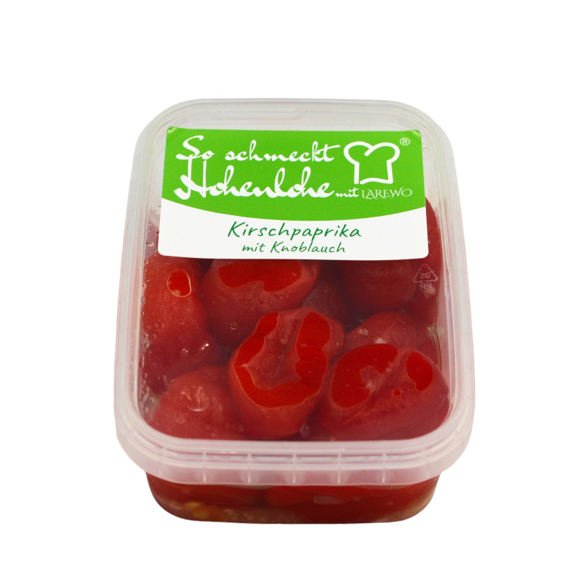 Kirschpaprika mit Knoblauch 150 g